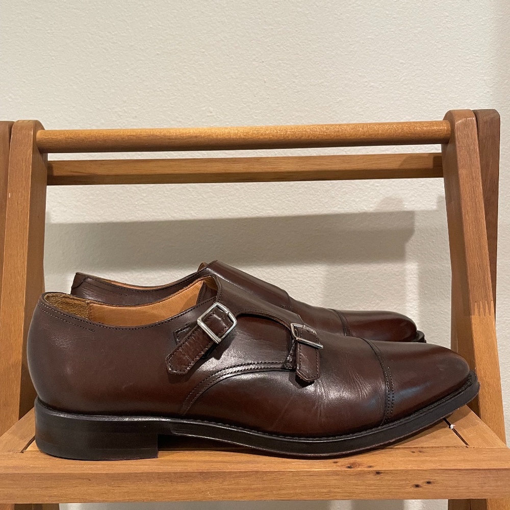 SuitSupply double monk dress shoes